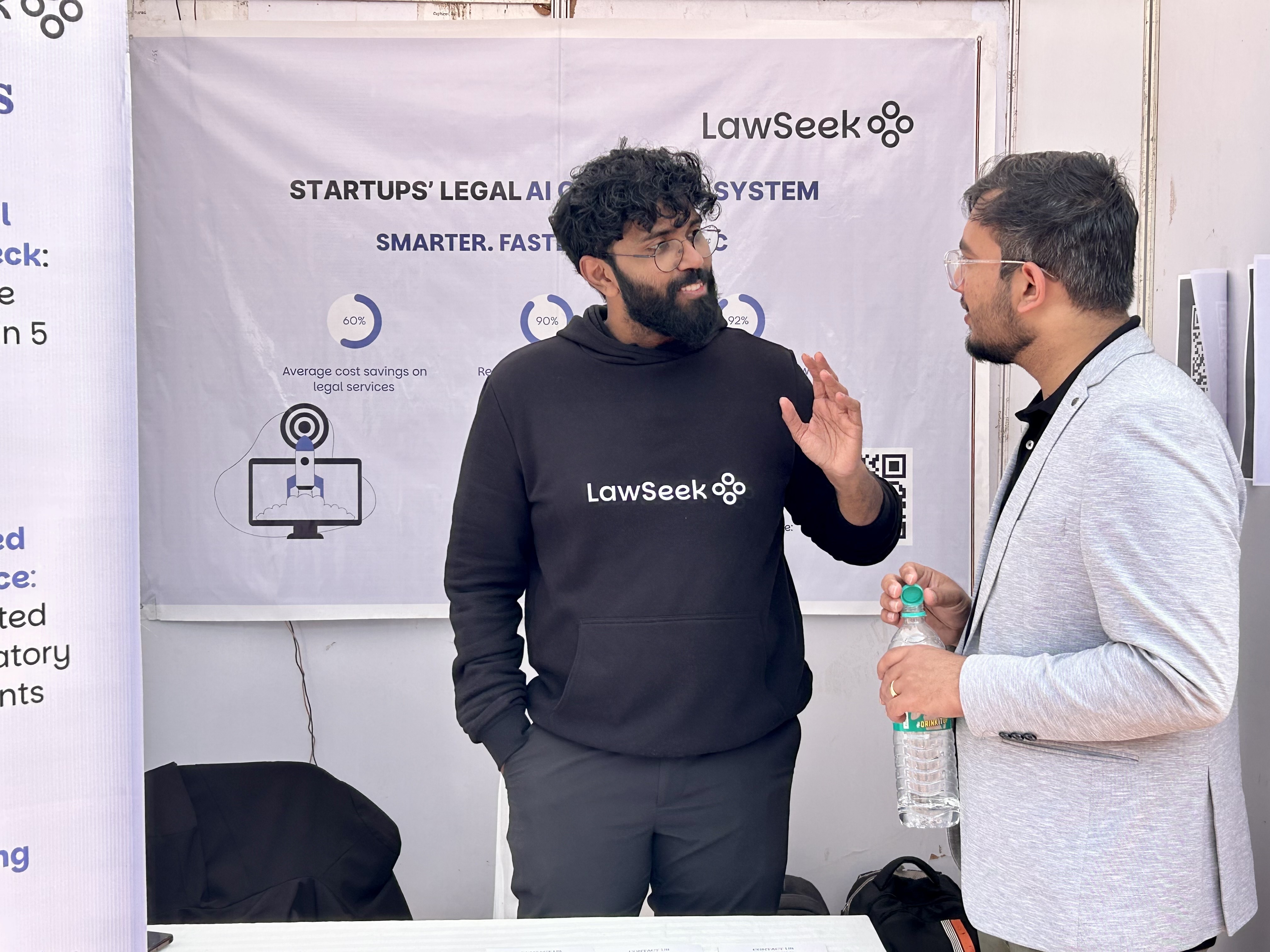 Harsh and Rajesh at our e-summit stall