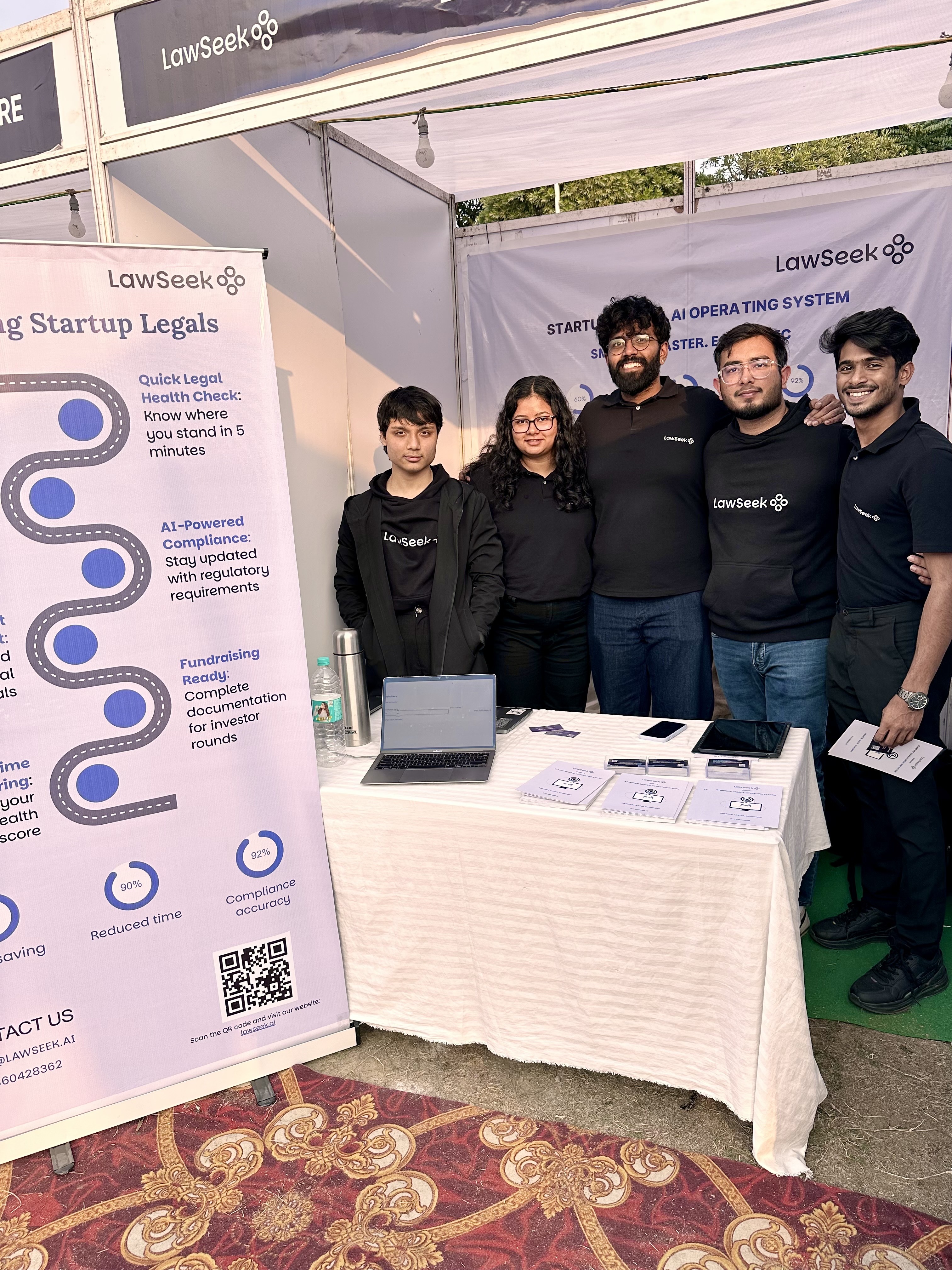 LawSeek team at our e-summit stall