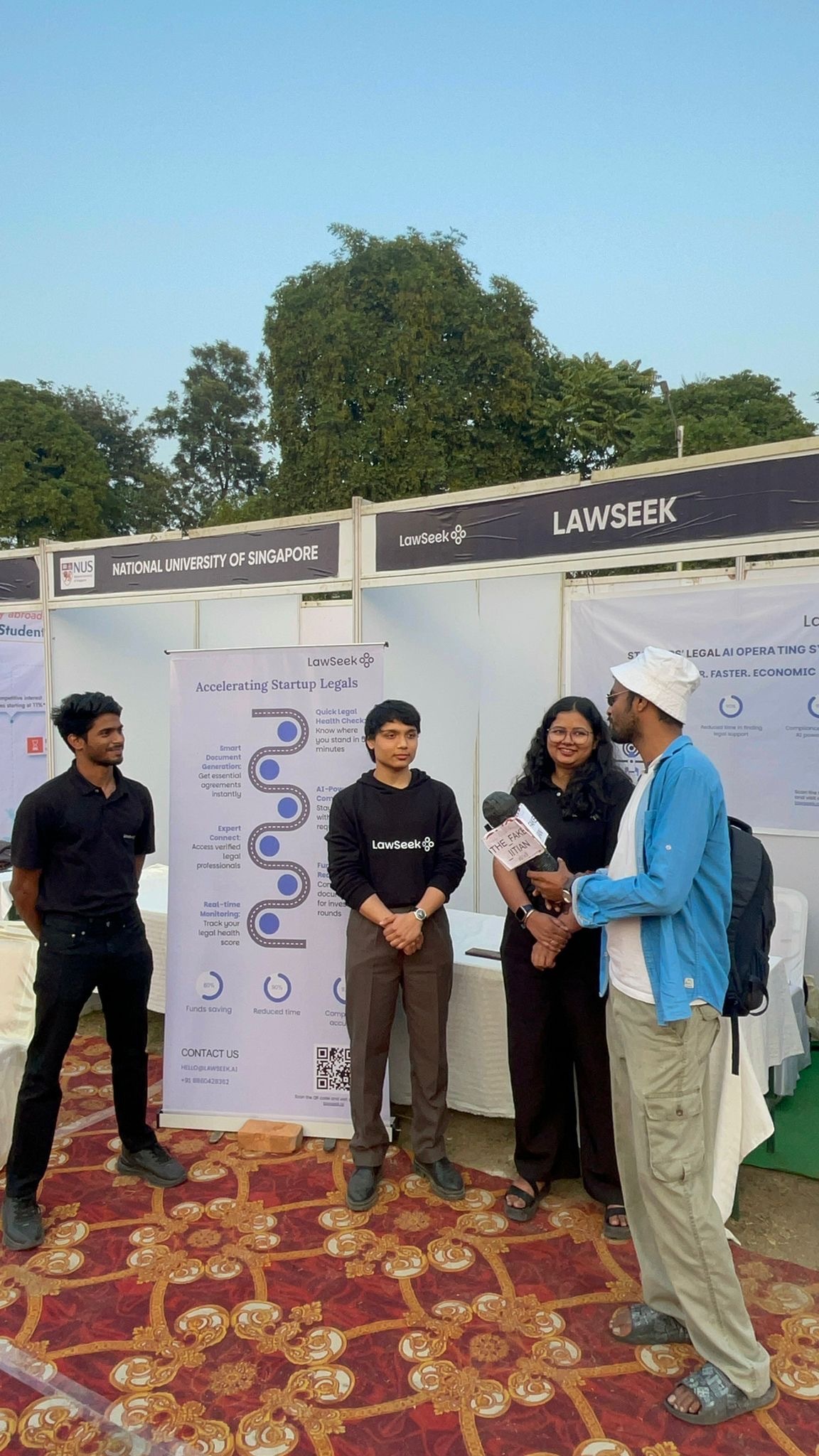 LawSeek team gets in an interview